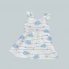 Dress with Ruffled Sleeves - Cloud Crossing