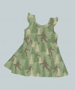 Dress with Ruffled Sleeves - Bigfoot