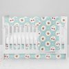 Bumperless Crib Set with Modern Skirt and Modern Rail Covers - Sweetie Pie