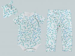 Everyday Set with Onesie, Joggers and Knotted Hat - Blue Ivy